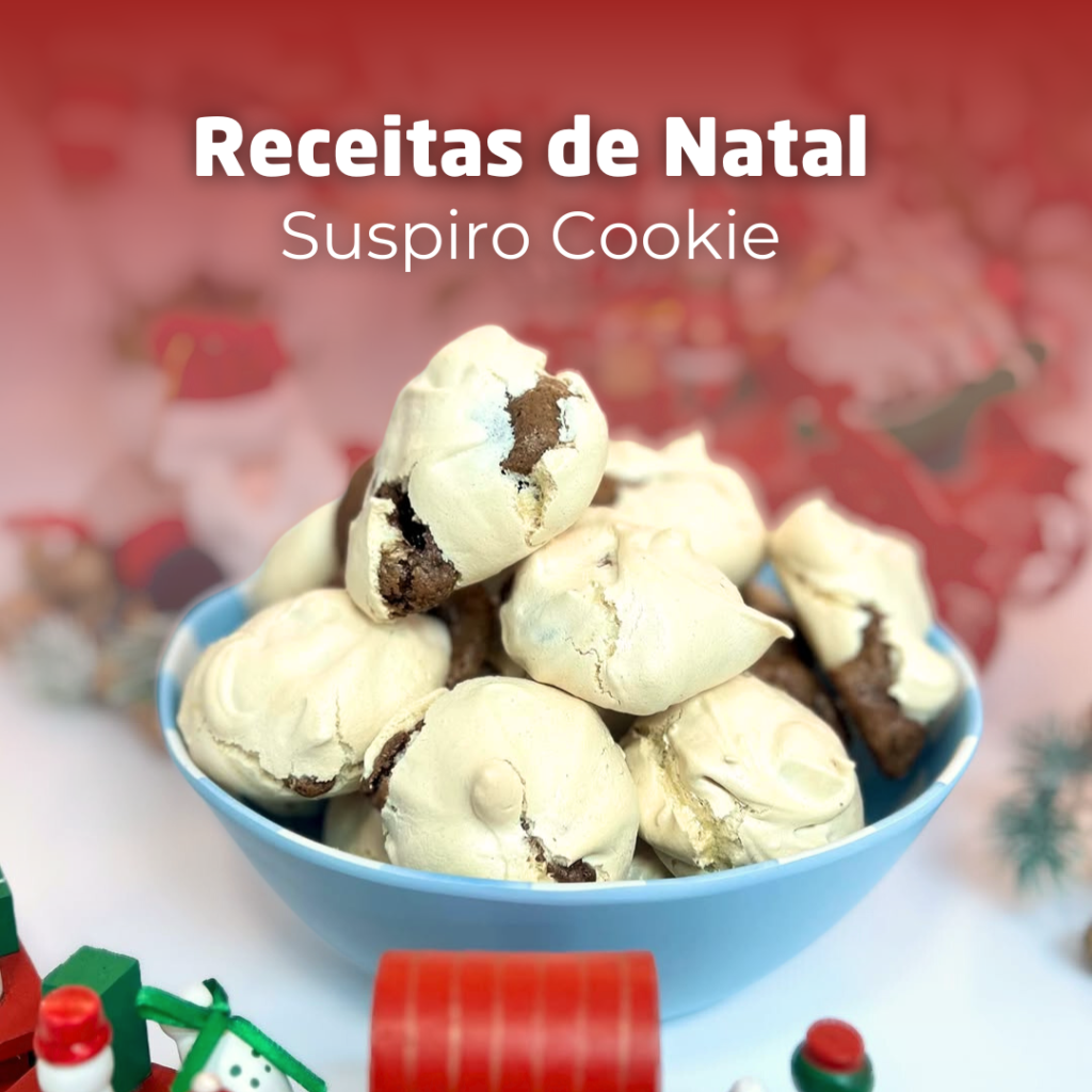 Receita de suspiro cookie para o Natal